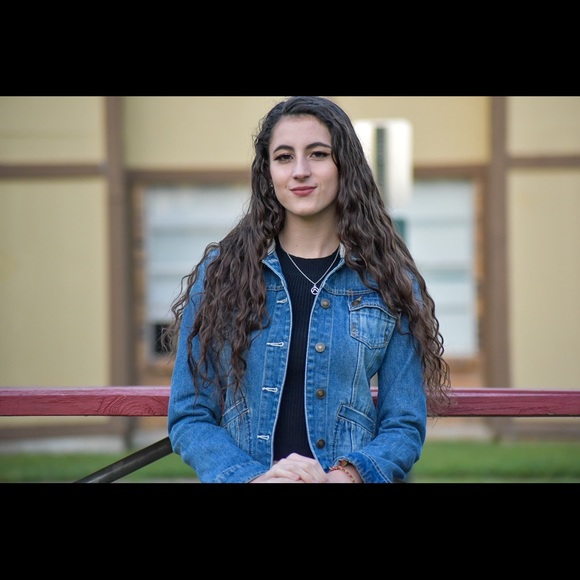 Painted denim jacket - Picture 2 of 2